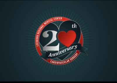 Leesburg Regional Medical Center 20th Anniversary Logo Animation