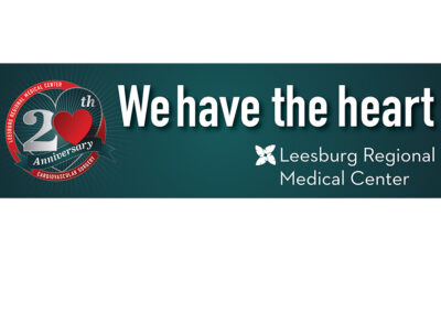 Leesburg Regional Medical Center 20th Anniversary Billboard