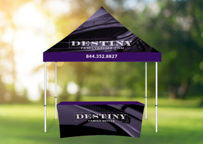 Destiny Family Office Tent and Table Cloth