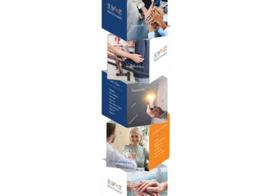 Summit Medical Consultants Stacked Cubes Display