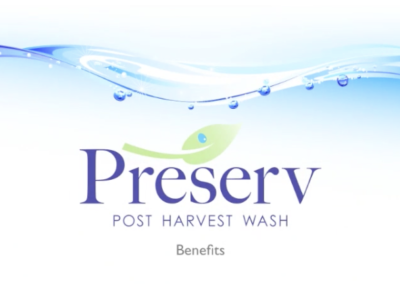 Preserv Post Harvest Wash Presentatoin
