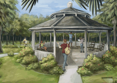 Renderings for Beacon College gazebo