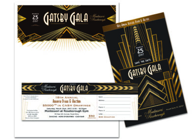 Great Gatsby Event Collateral